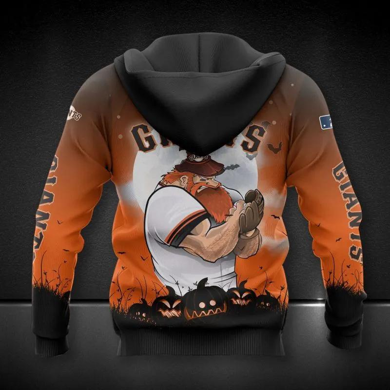 Alternative view of San Francisco Giants Mascot MLB All Over Print Hoodie