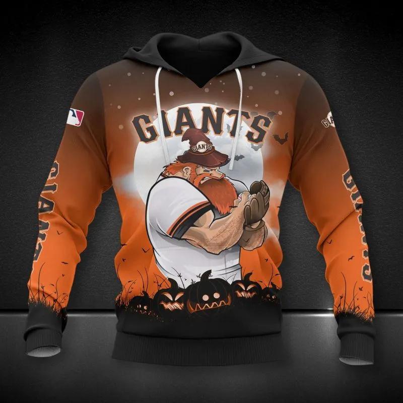 San Francisco Giants Mascot MLB All Over Print Hoodie
