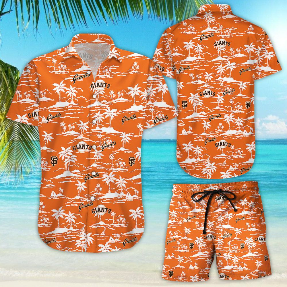 San Francisco Giants Mlb Hawaiian Shirt Tropical Aloha Button Up