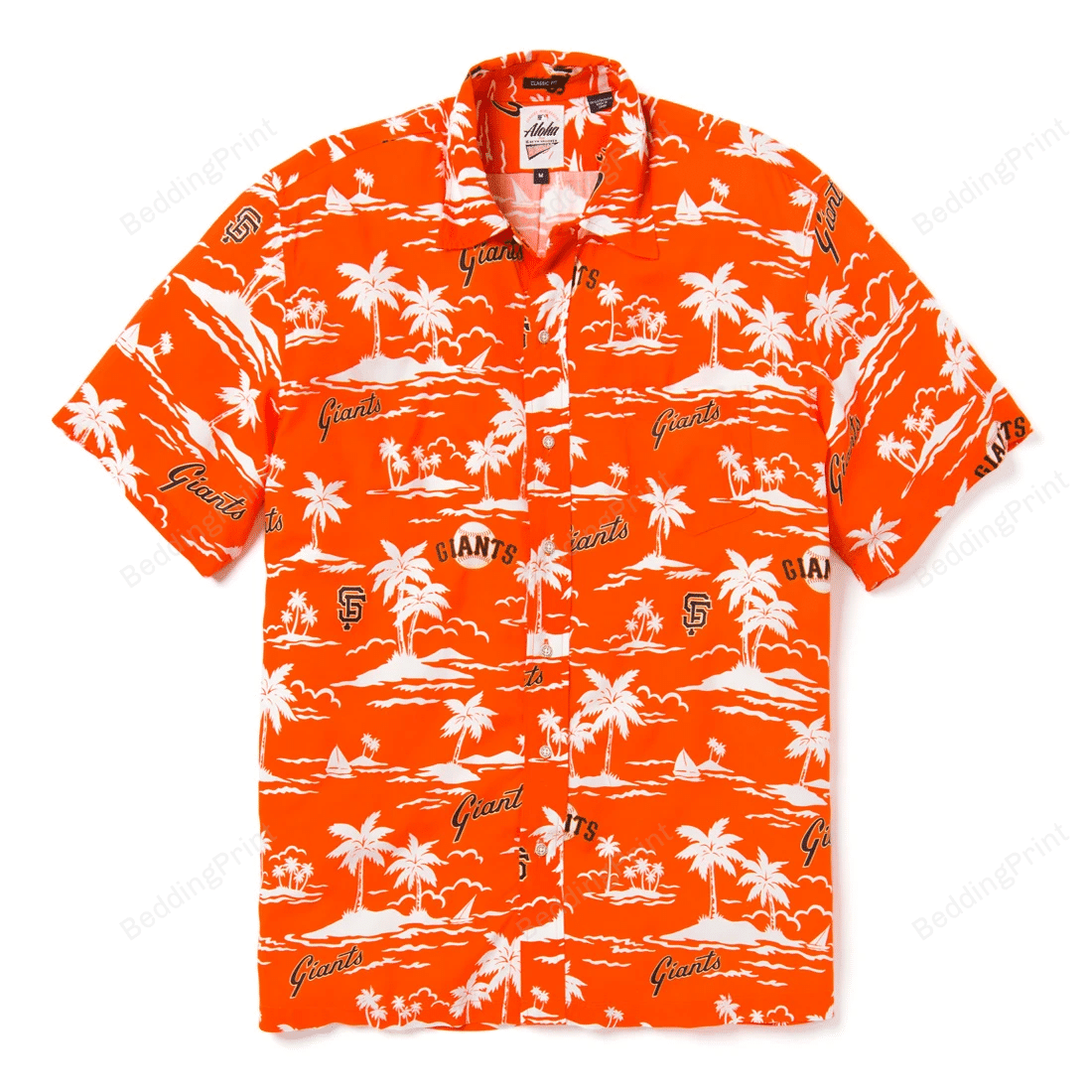San Francisco Giants Mlb Hawaiian Shirt Tropical Aloha Button Up