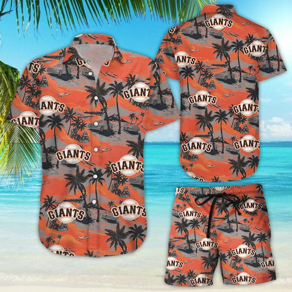 San Francisco Giants Mlb Hawaiian Shirt Tropical Aloha Button Up