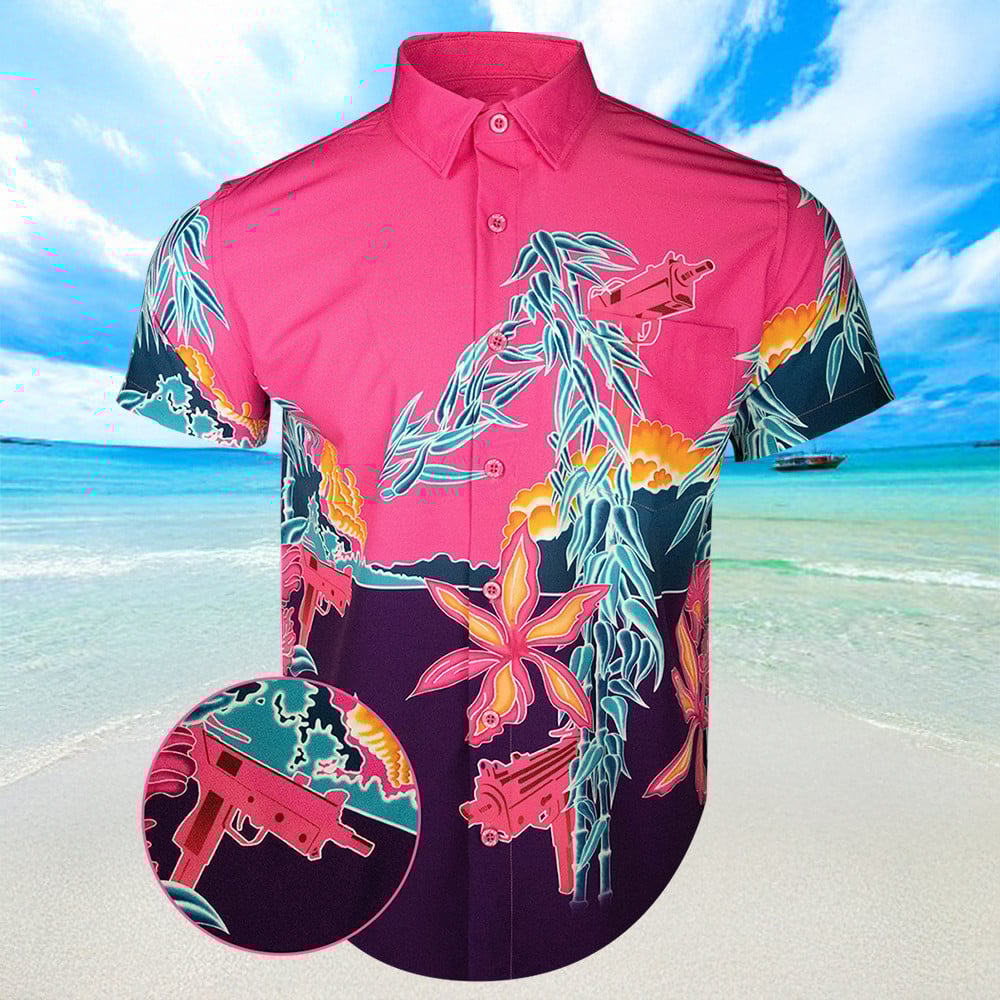 Scarface 2 Manny Hawaiian Shirt Mens Summer Button Ups Gift Ideas For Dudes