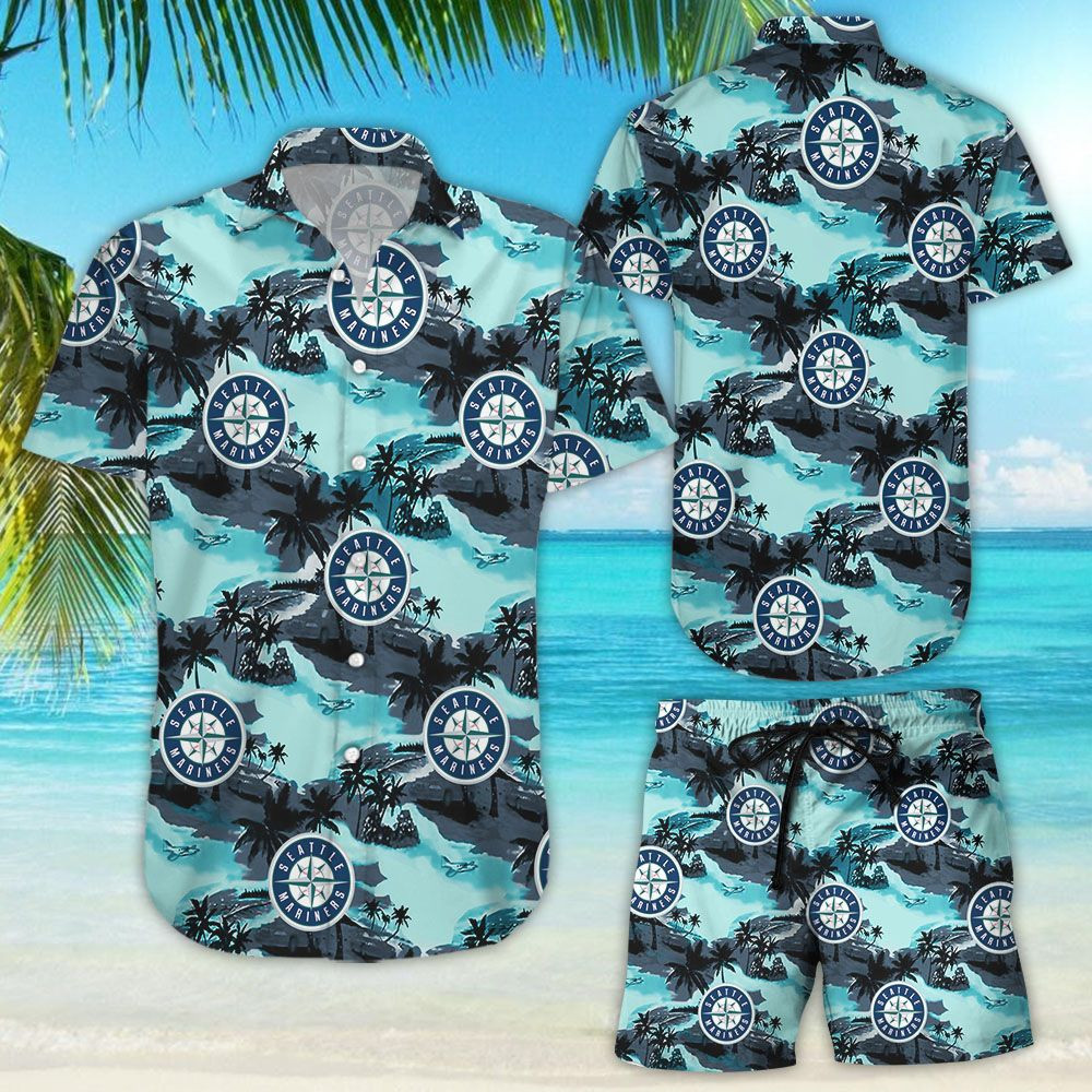 Seattle Mariners Mlb Hawaiian Shirt Tropical Aloha Button Up