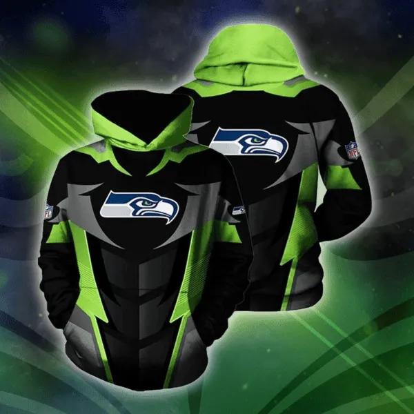 Seattle Seahawks For Fans NFL 3D All Over Print Hoodie