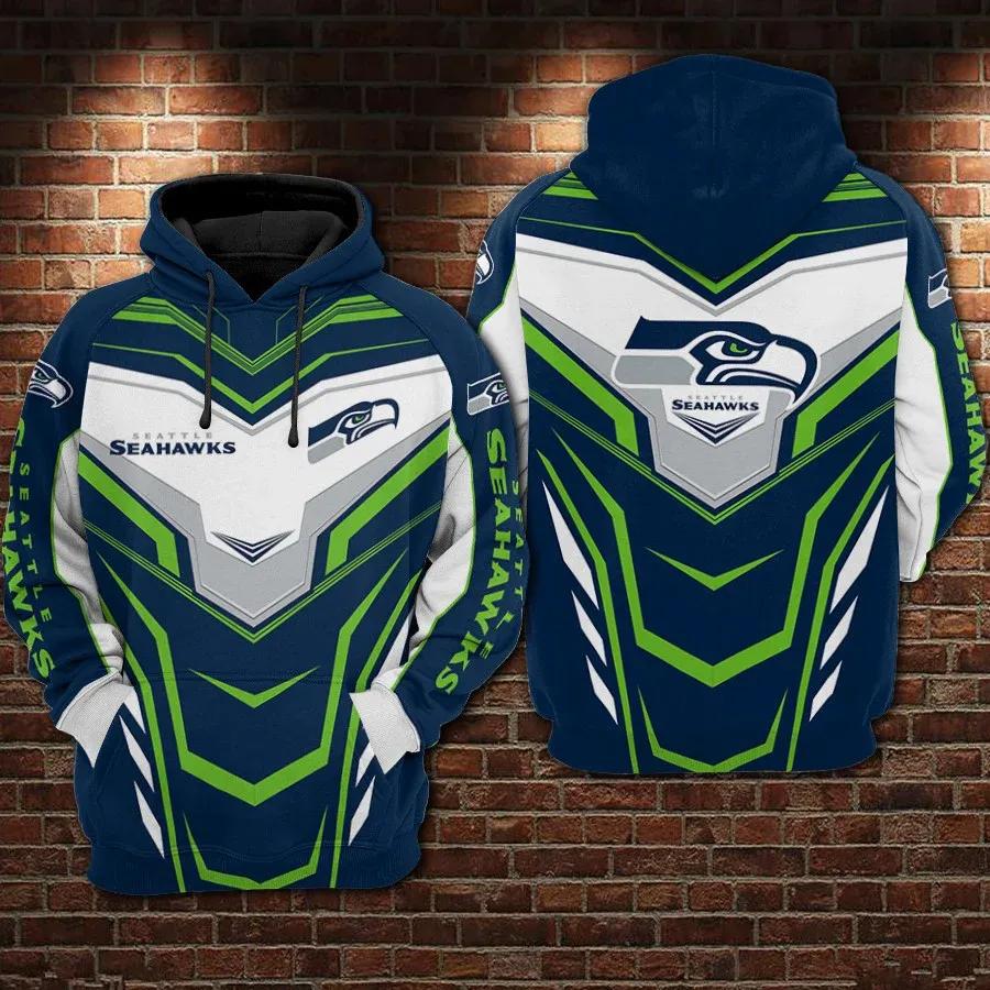 Seattle Seahawks Super NFL 3D All Over Print Hoodie