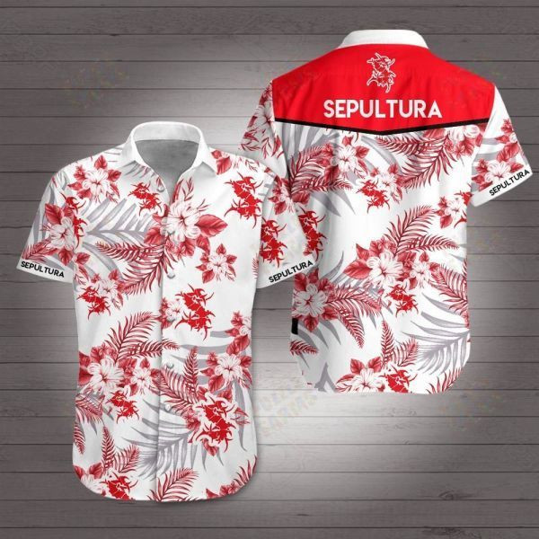 Sepultura Hawaiian Shirt Tropical Aloha Button Up