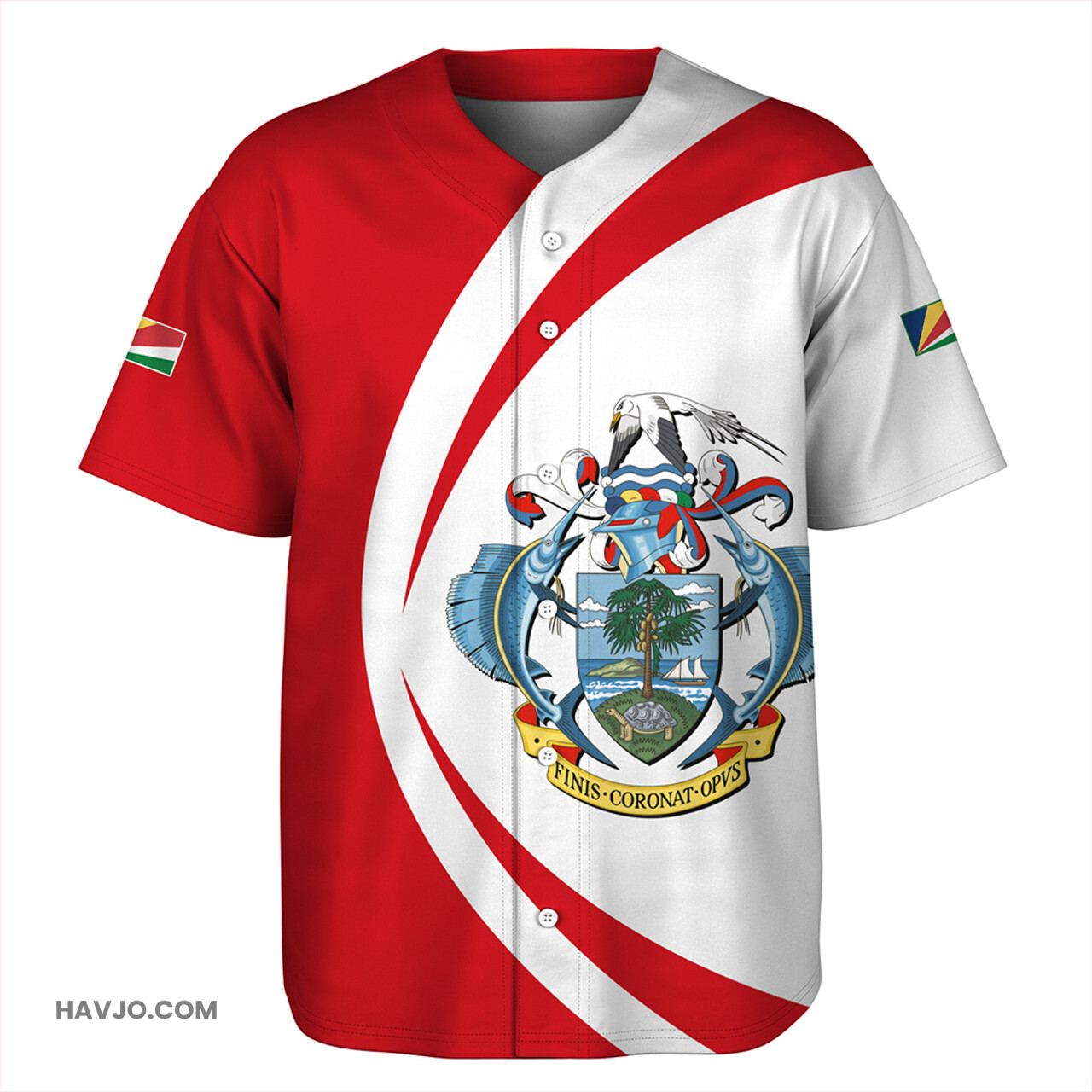 Seychelles Circle Style Baseball Jersey