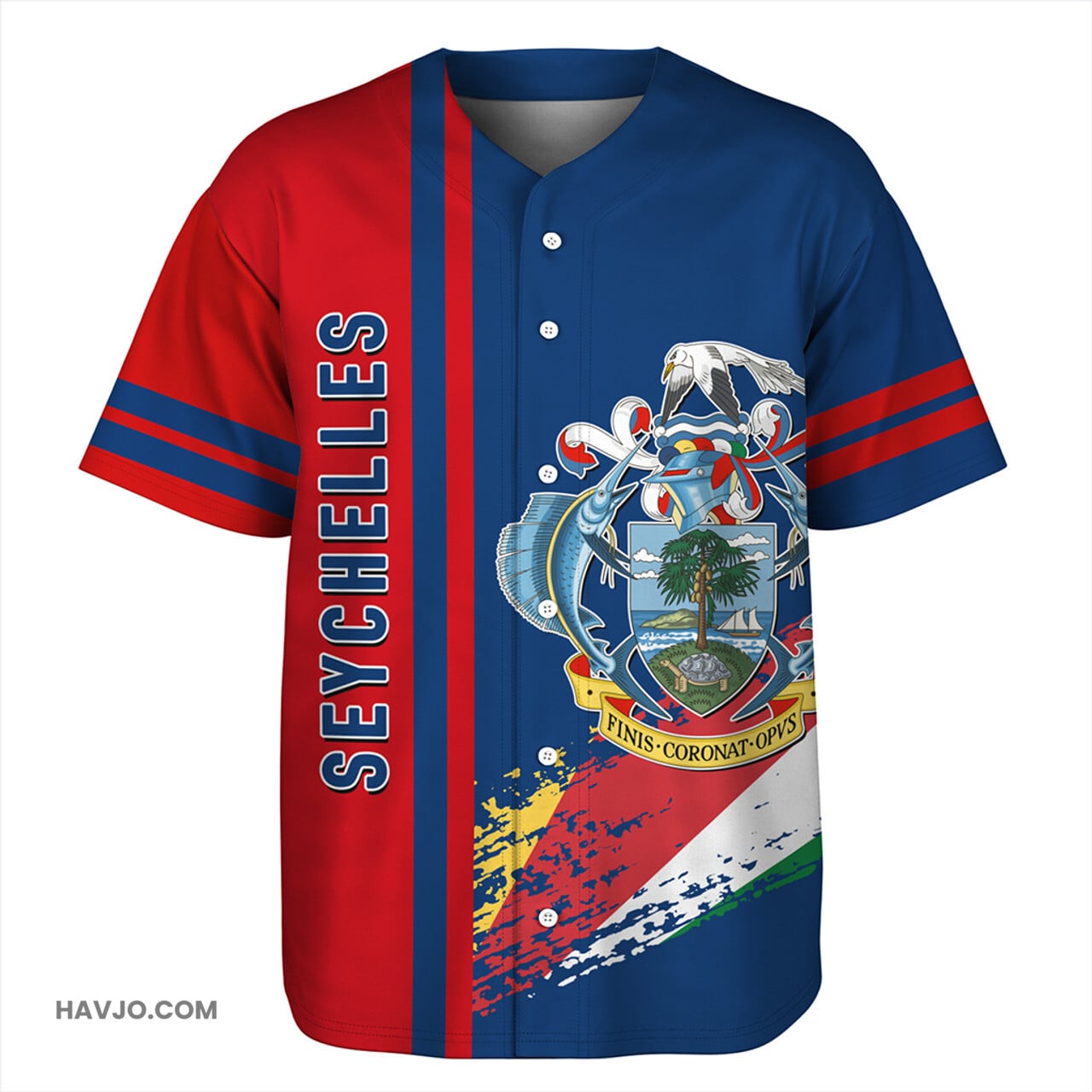 Seychelles Quater Style Baseball Jersey