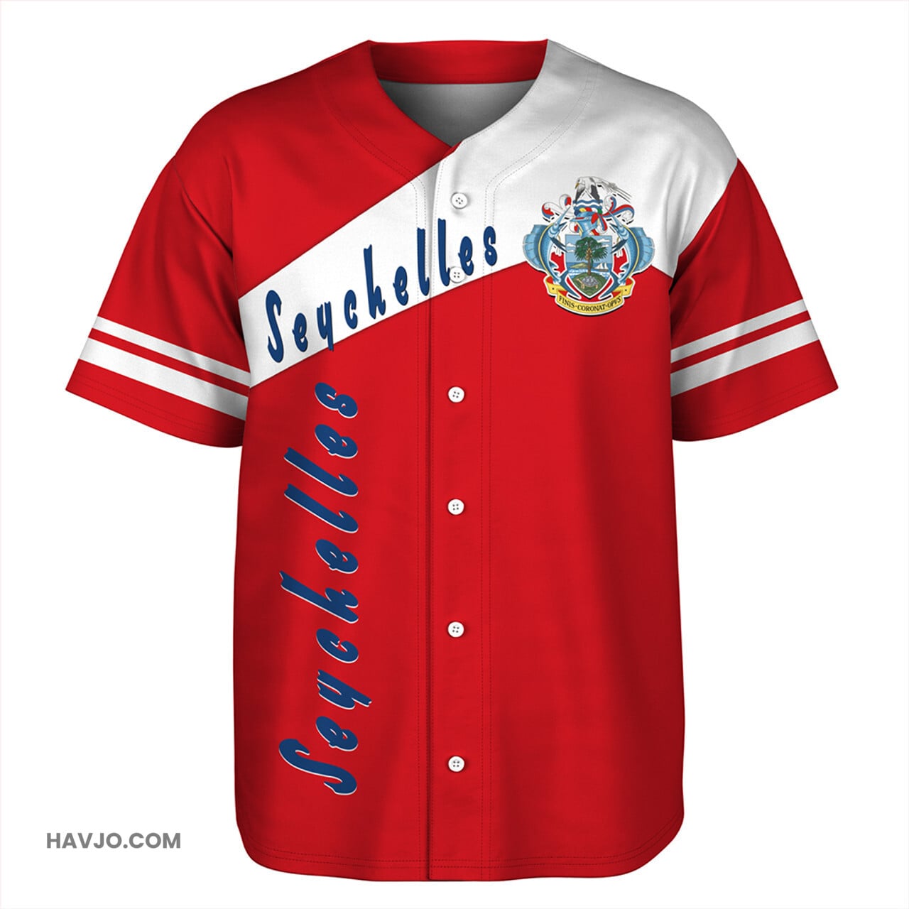 Seychelles Sport Style Baseball Jersey