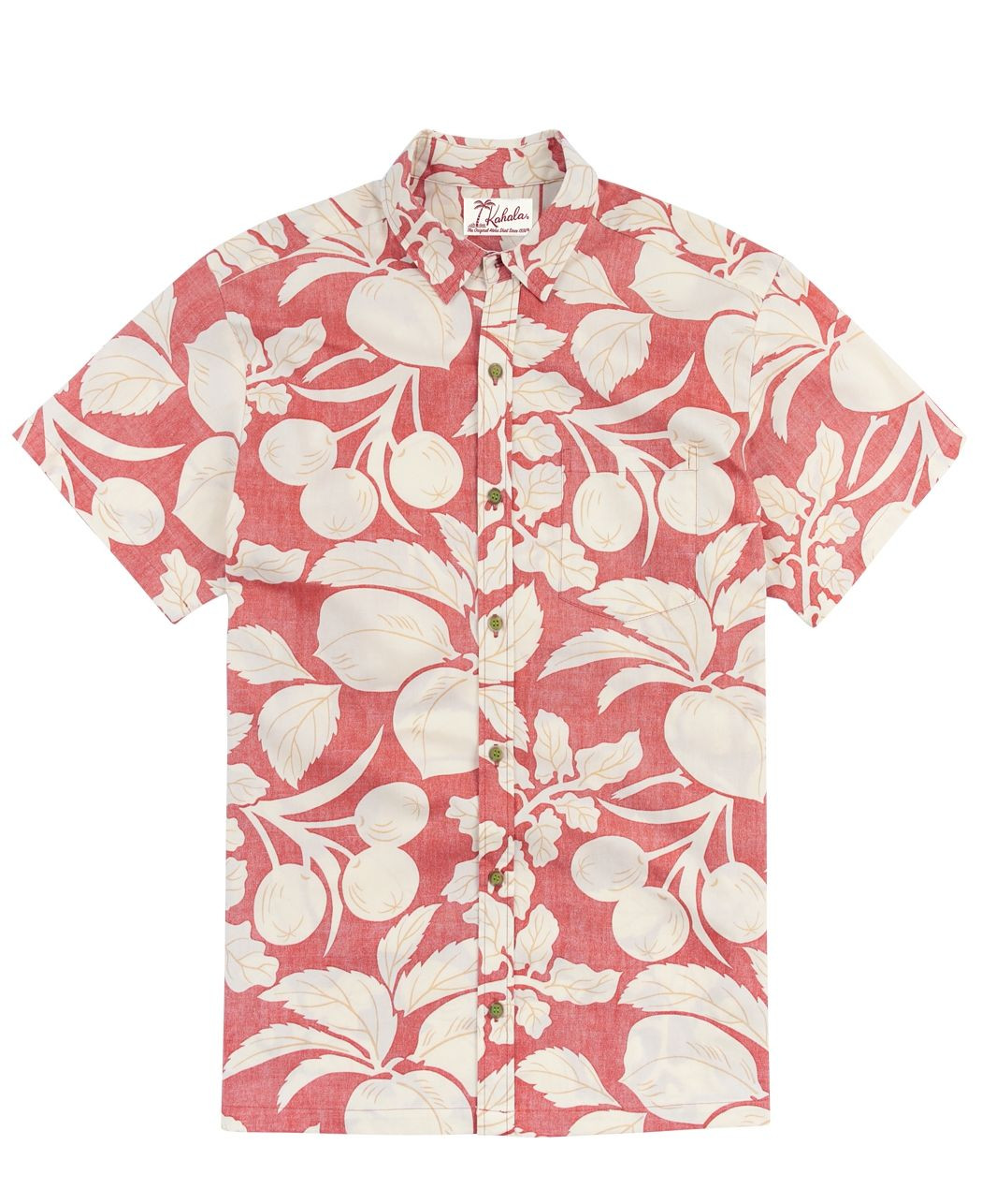 Shade Tree Hawaiian Shirt Tropical Aloha Button Up