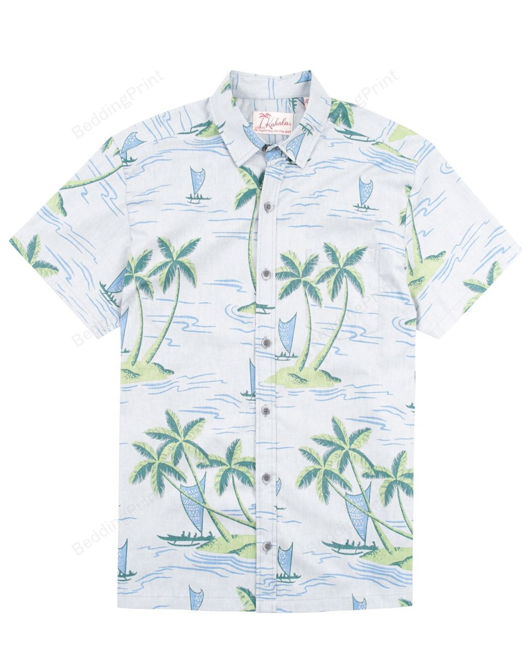 Shore Leave Hawaiian Shirt Tropical Aloha Button Up