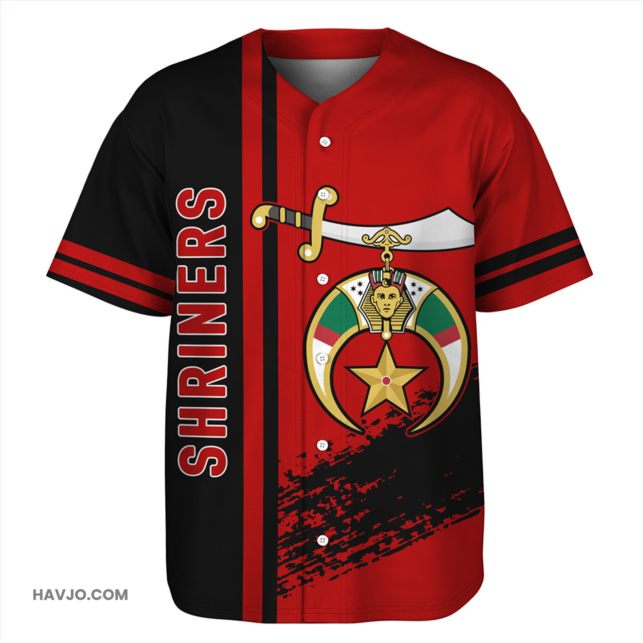 Shriners Quater Style Baseball Jersey