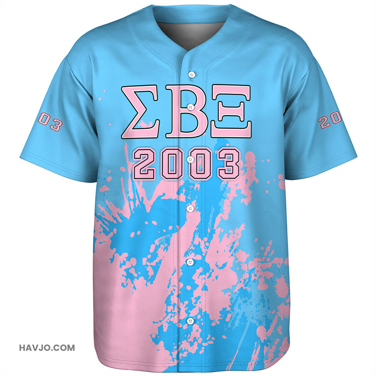 Sigma Beta Xi Spain Style Baseball Jersey