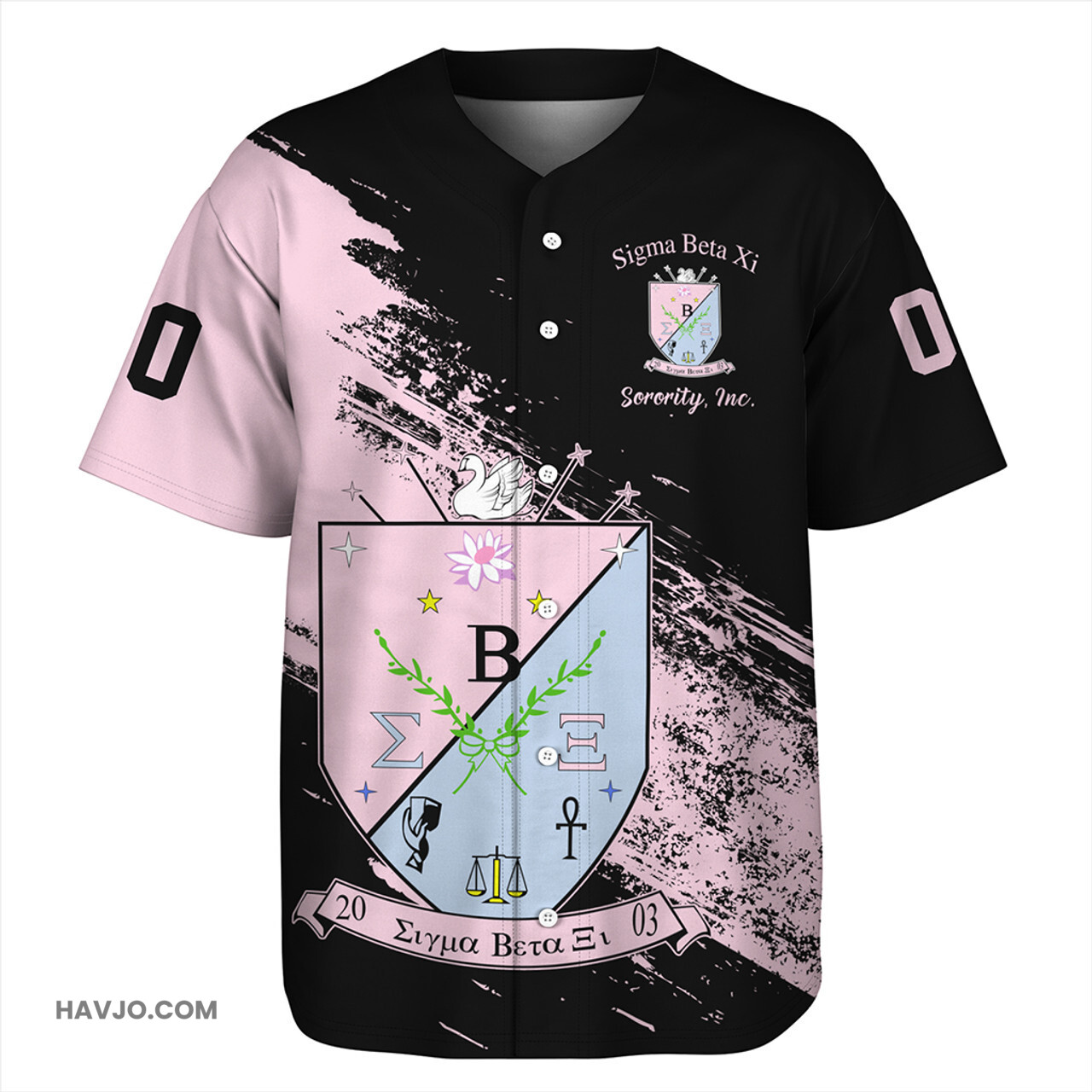 Sigma Beta Xi Special Style Baseball Jersey
