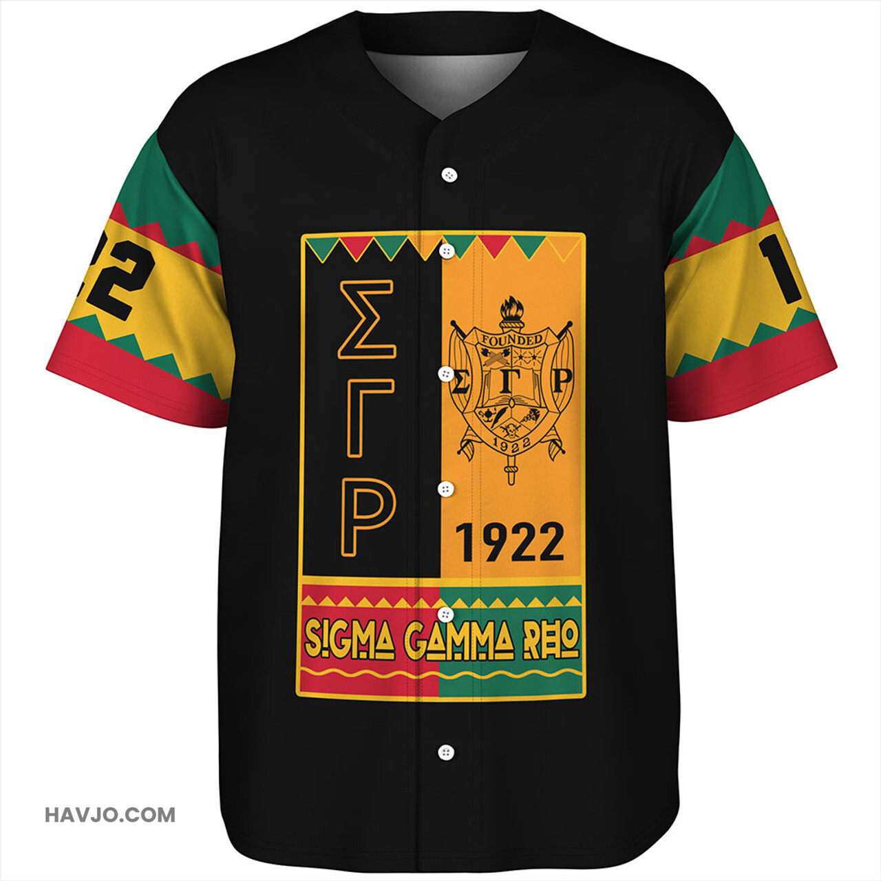 Sigma Gamma Rho Black History Month Baseball Jersey