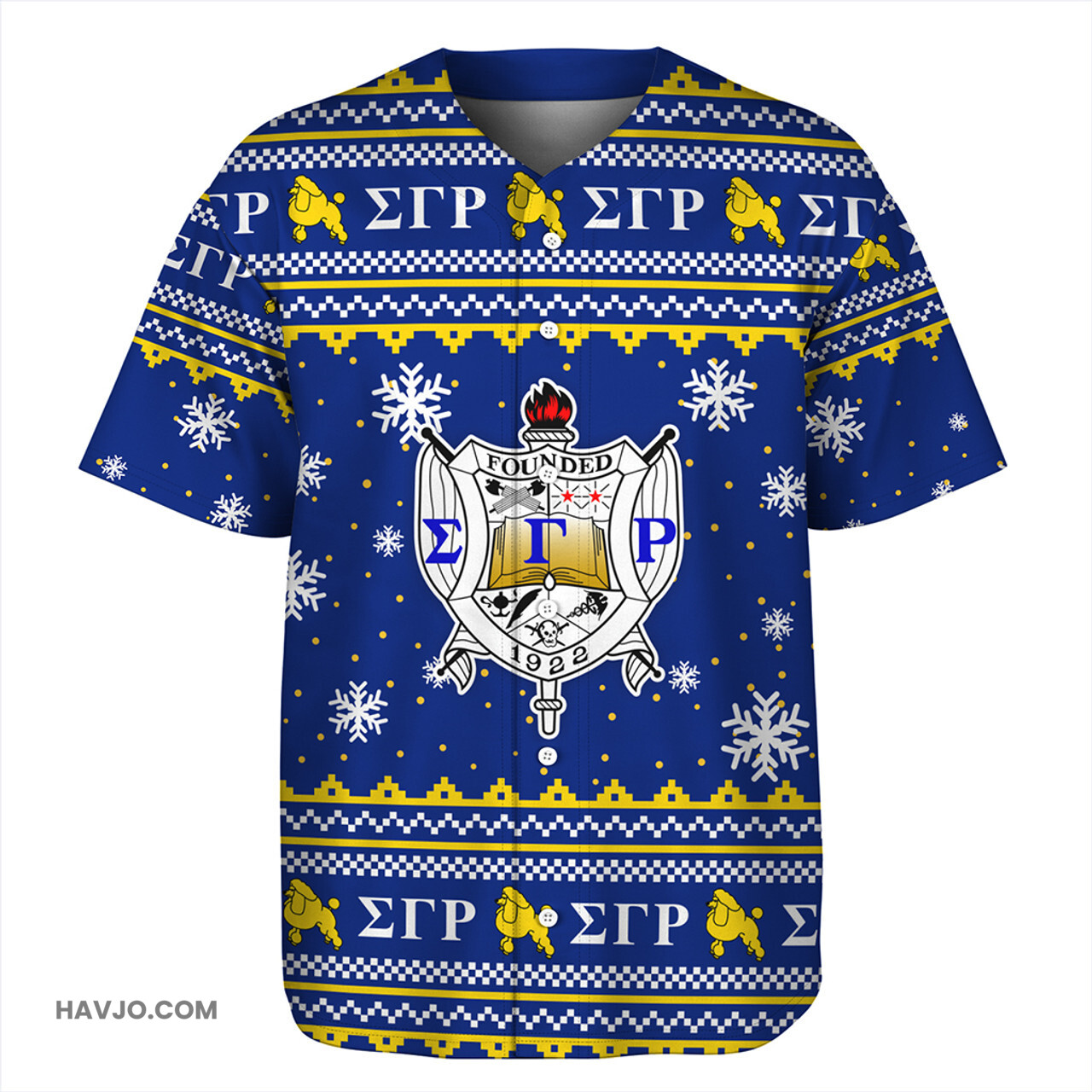 Sigma Gamma Rho Christmas Baseball Jersey