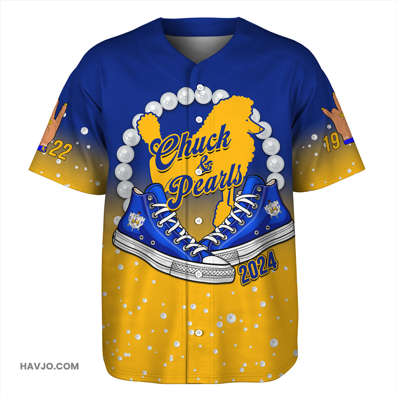 Sigma Gamma Rho Chuck And Pearl 2024 Baseball Jersey
