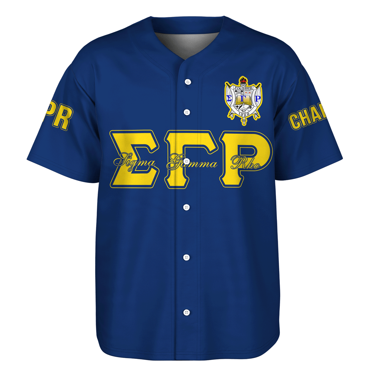Sigma Gamma Rho Custom Chapter And Spring Style Baseball Jersey