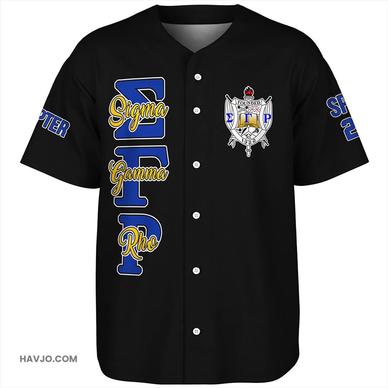 Sigma Gamma Rho Custom Greek Life Baseball Jersey