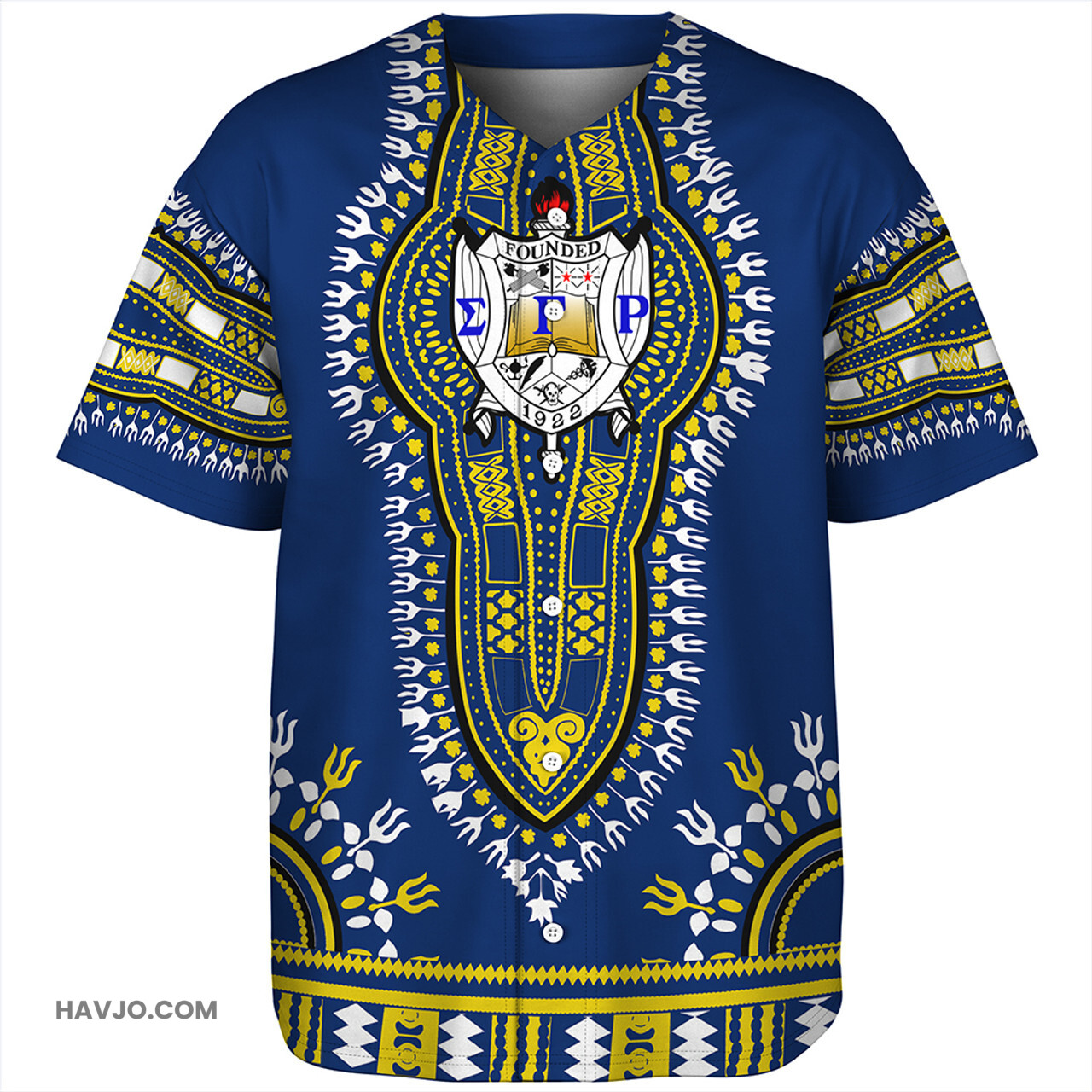 Sigma Gamma Rho Dashiki Baseball Jersey
