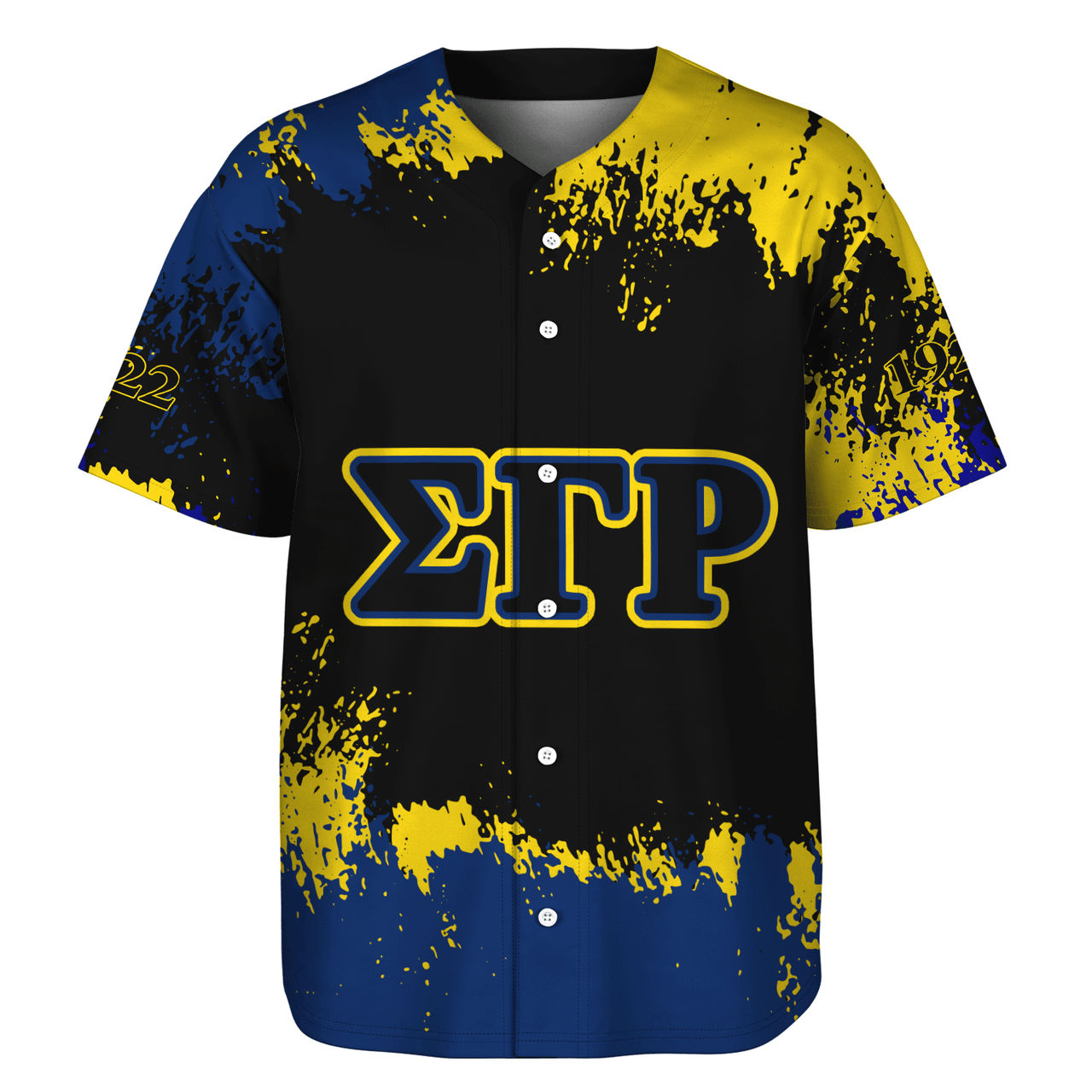 Sigma Gamma Rho Face Style Baseball Jersey