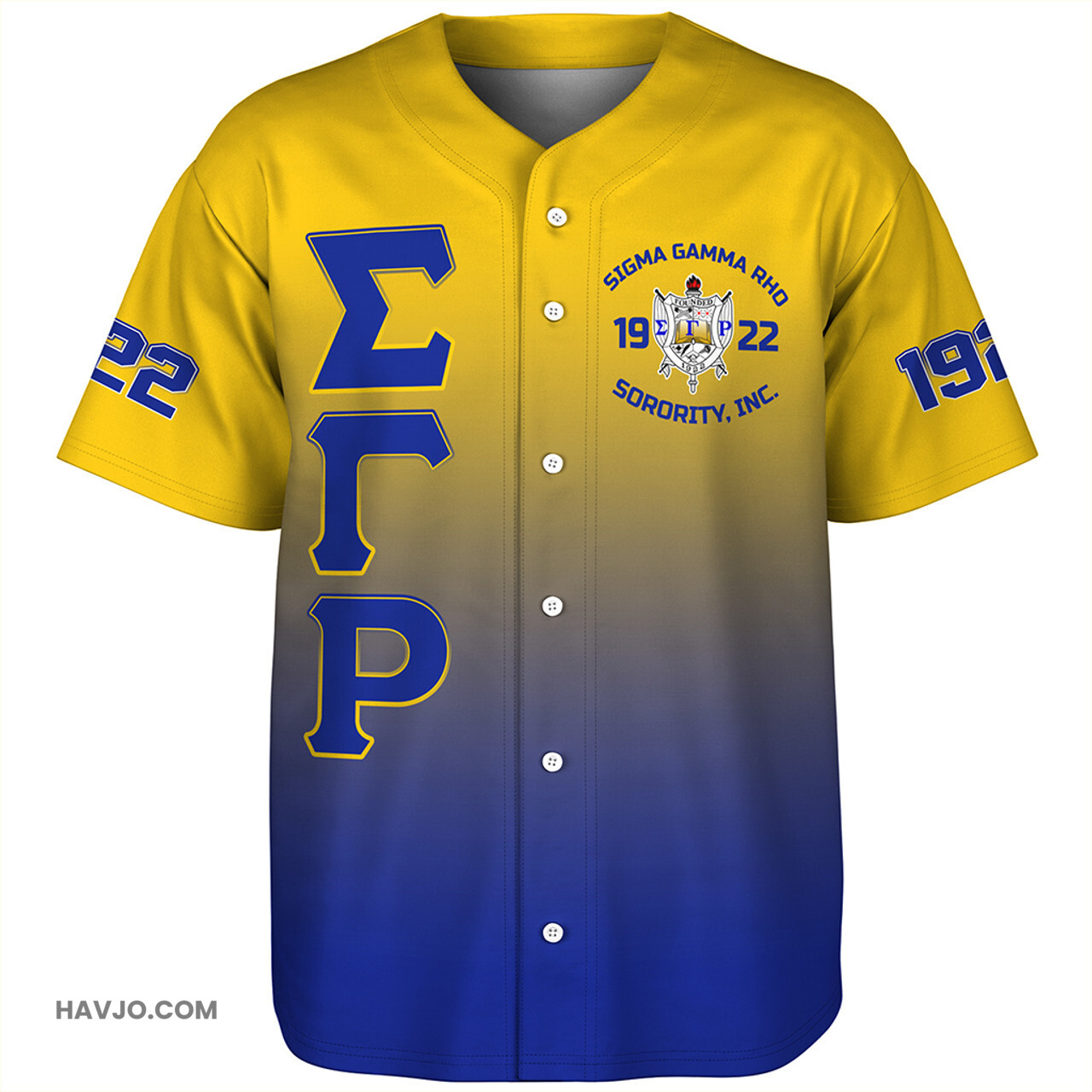 Sigma Gamma Rho Gradient Style Baseball Jersey