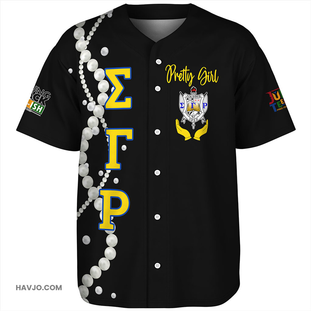 Sigma Gamma Rho Juneteenth Pretty Girl Baseball Jersey