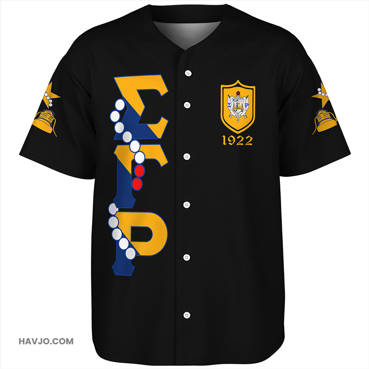 Sigma Gamma Rho K.H Chuck And Pearls Baseball Jersey