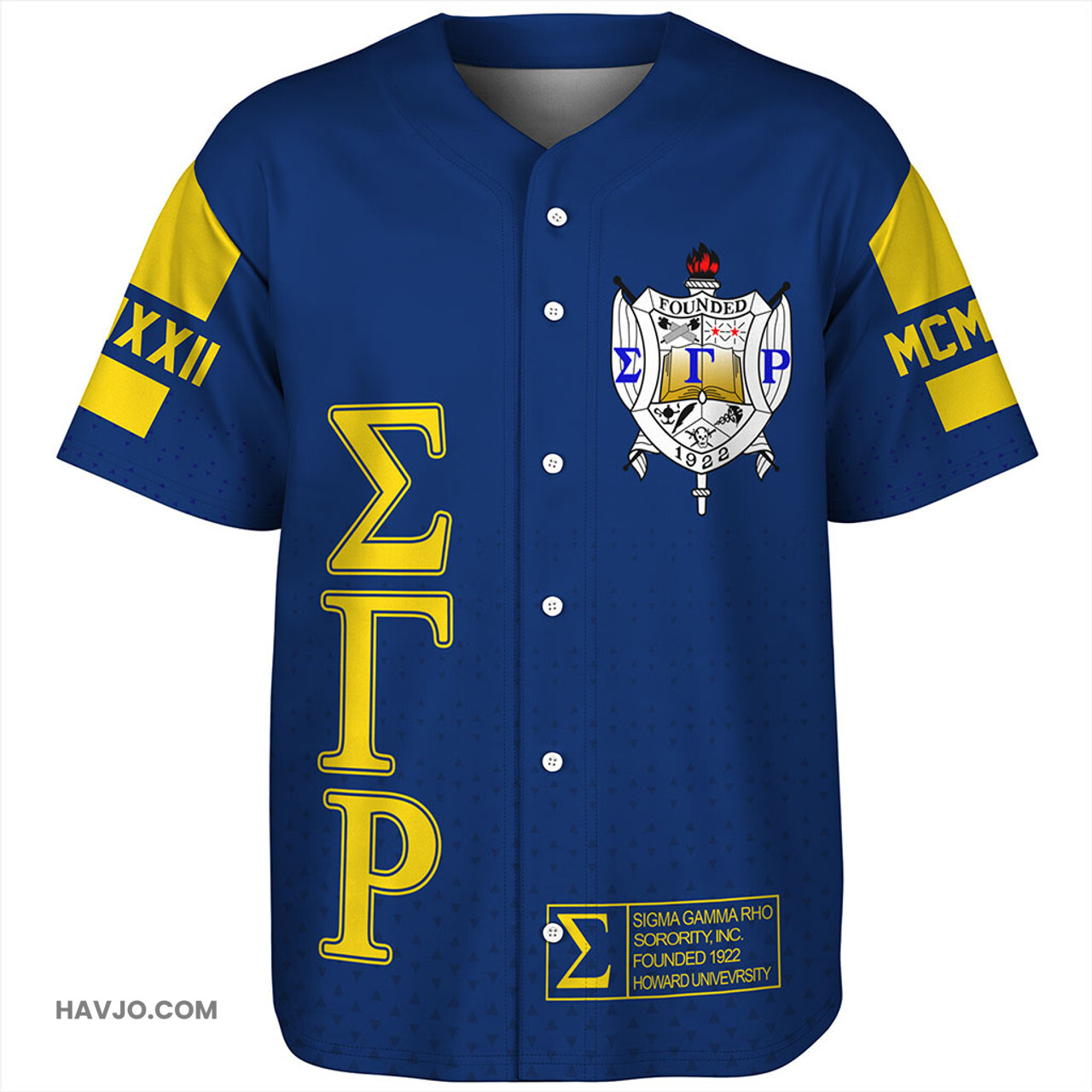 Sigma Gamma Rho MCM Style Baseball Jersey