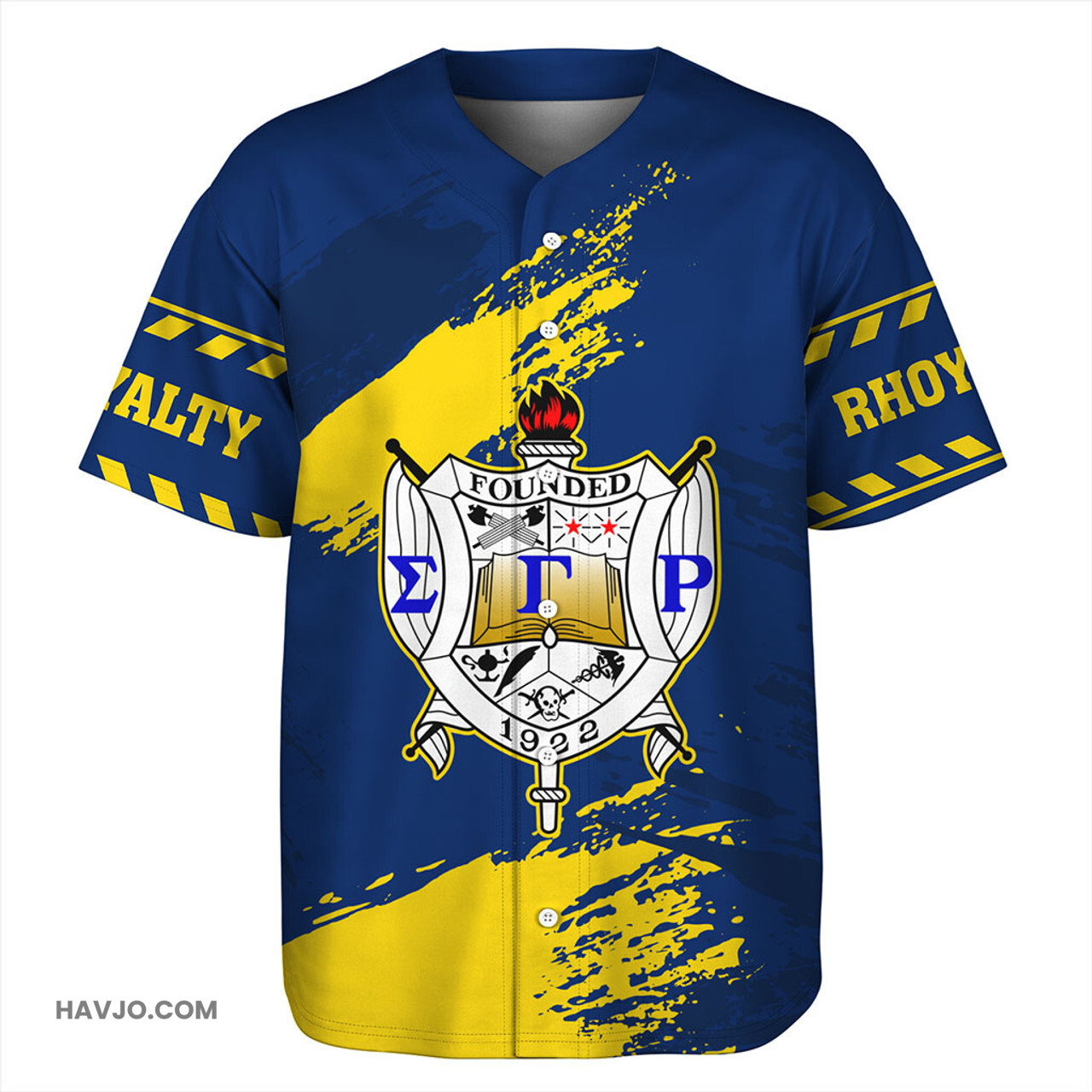 Sigma Gamma Rho Nickname Style Grunge Baseball Jersey