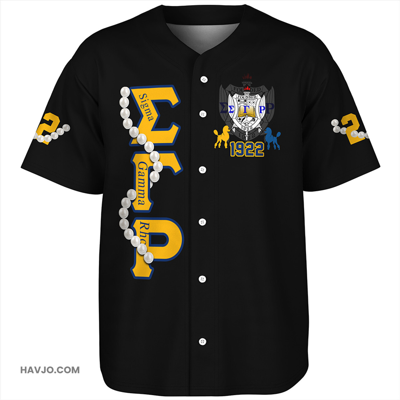 Sigma Gamma Rho Pearls Baseball Jersey