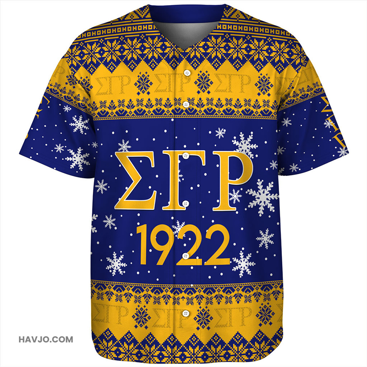 Sigma Gamma Rho Sorority Inc Christmas Baseball Jersey