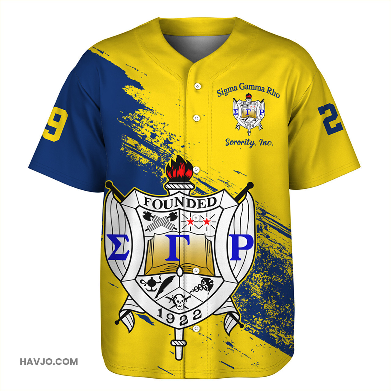 Sigma Gamma Rho Special Style Baseball Jersey