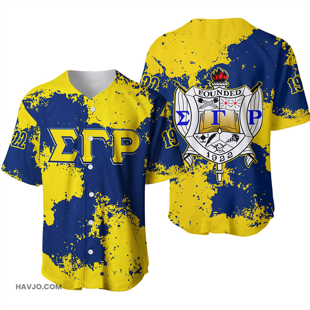 Sigma Gamma Rho Sublimation Baseball Jersey