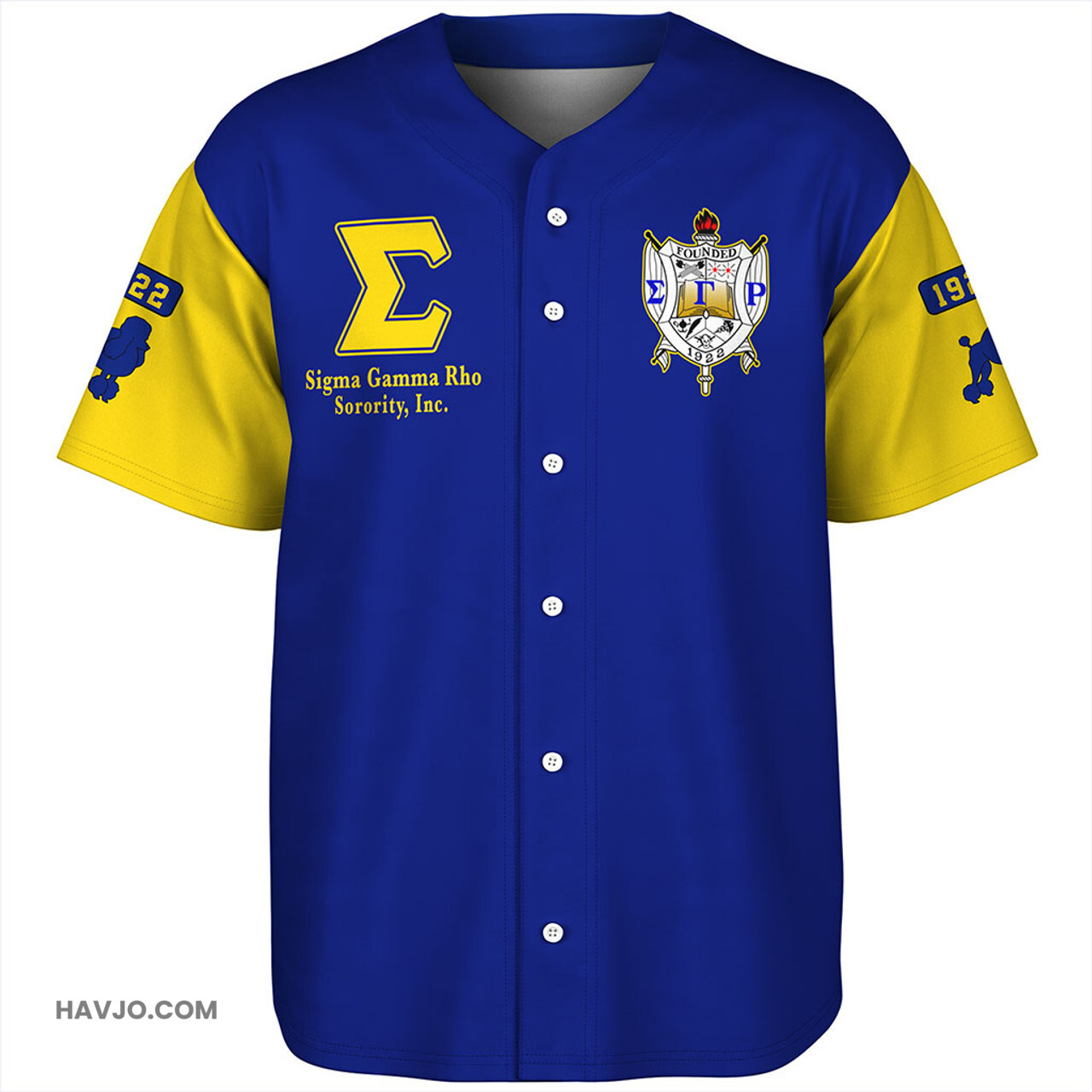 Sigma Gamma Rho Varsity Style Baseball Jersey