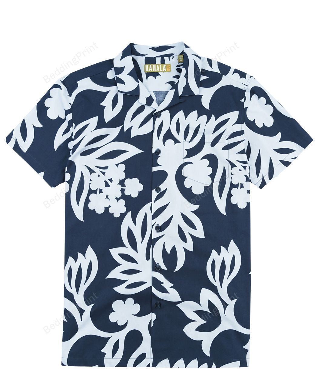 Simple Hawaiian Shirt Tropical Aloha Button Up