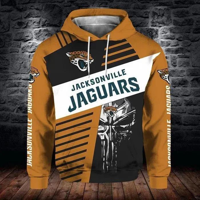 Skull Jacksonville Jaguars Punisher SkullNFL 3D All Over Print Hoodie