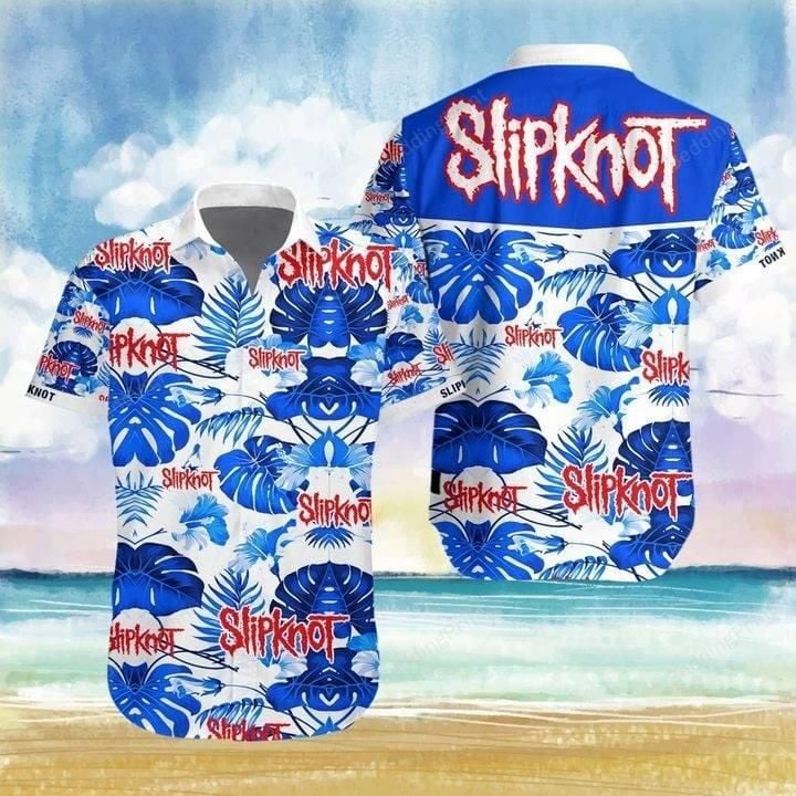 Slipknot Band Hawaiian Shirt Tropical Aloha Button Up