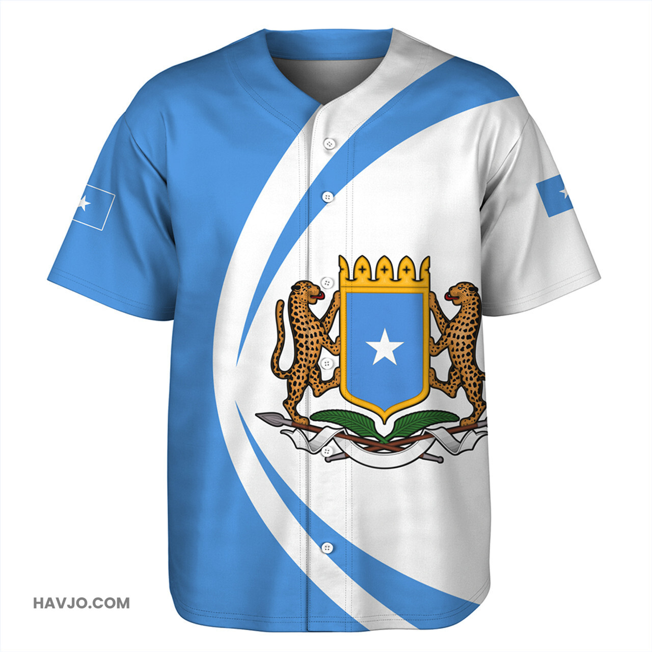 Somalia Circle Style Baseball Jersey