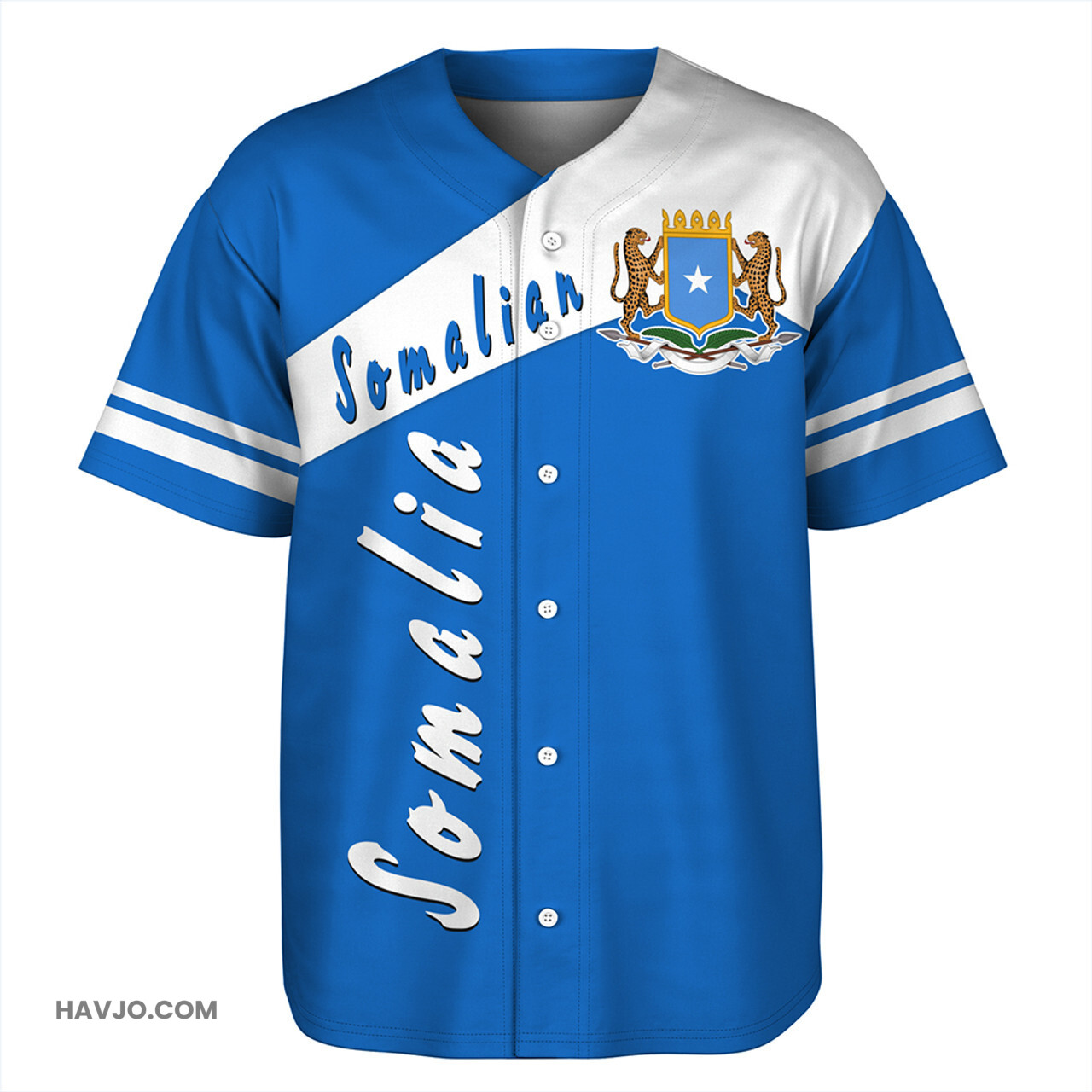 Somalia Half Concept Baseball Jersey