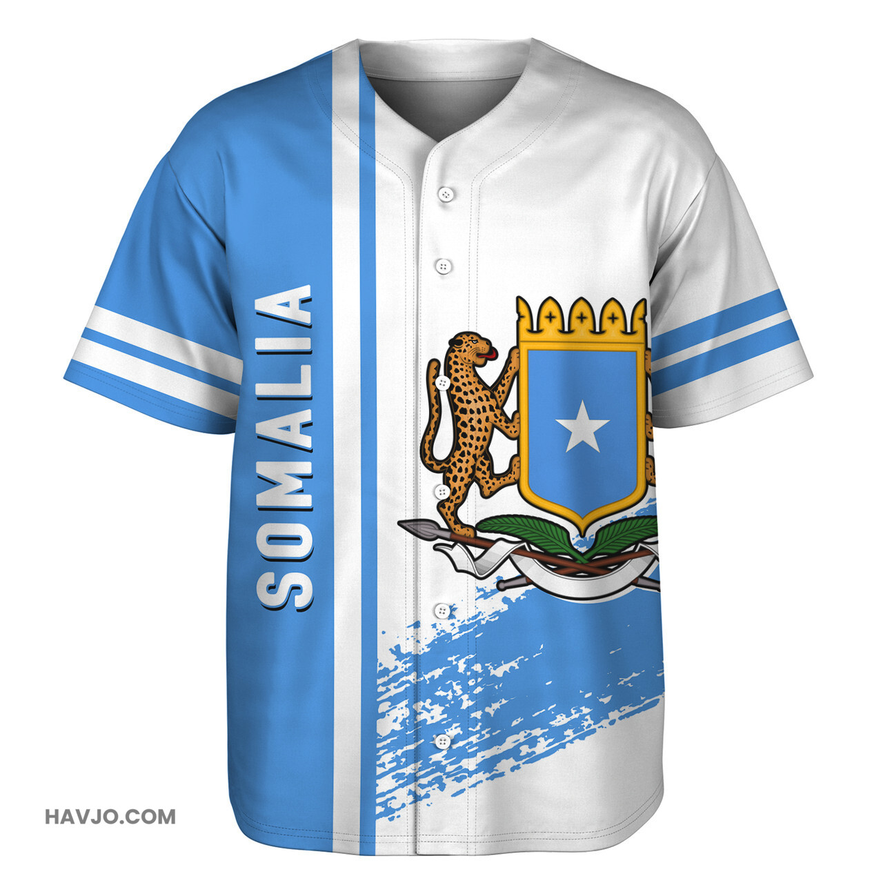 Somalia Quater Style Baseball Jersey