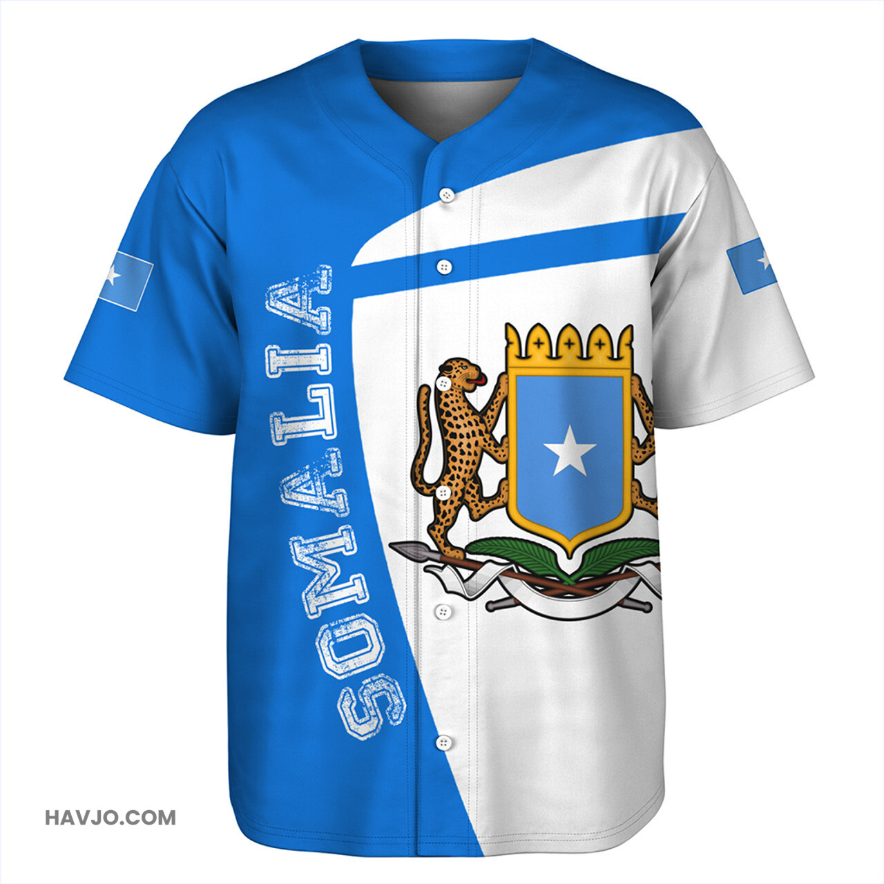 Somalia Sport Style Baseball Jersey