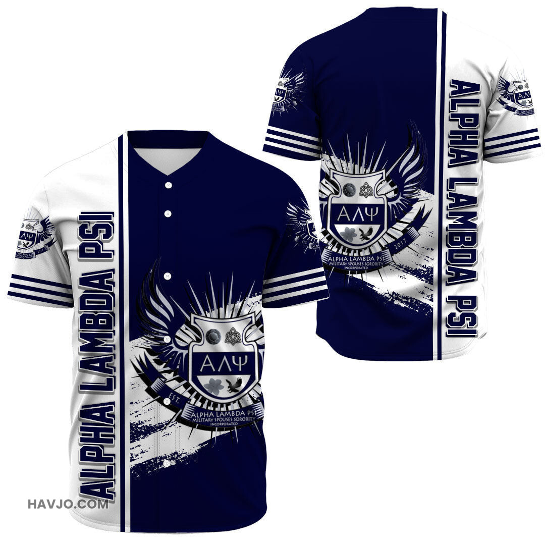 Sorority Alpha Lambda Psi Baseball Jersey