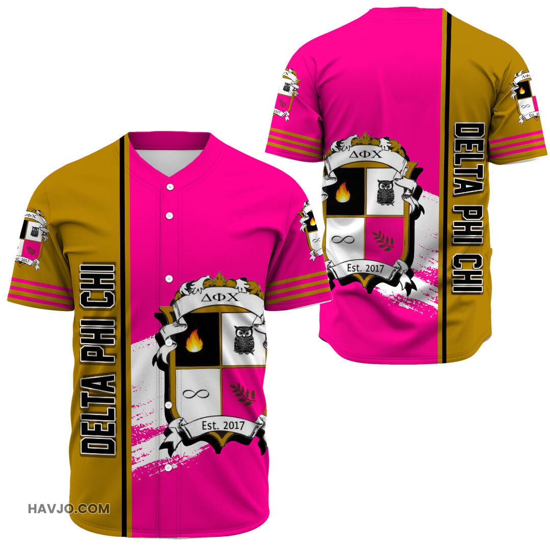 Sorority Delta Phi Chi Baseball Jersey