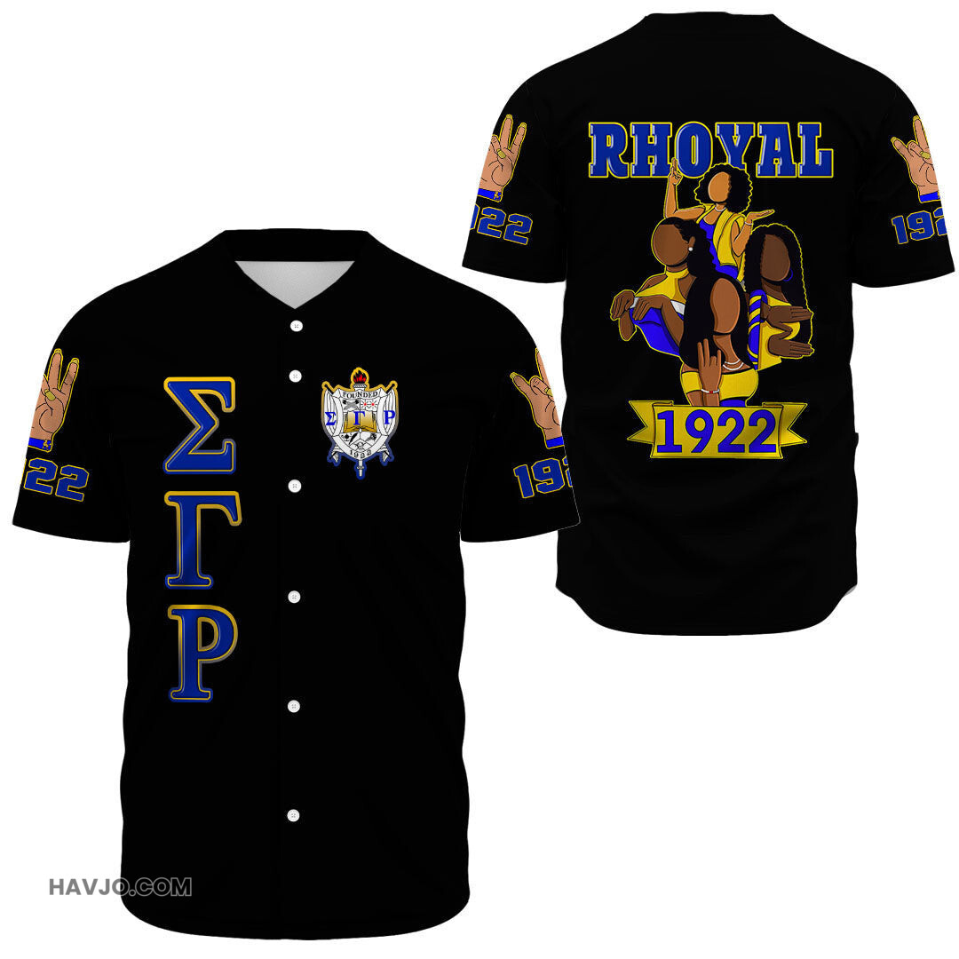 Sorority Sigma Gamma Rho Sisterhood Baseball Jersey