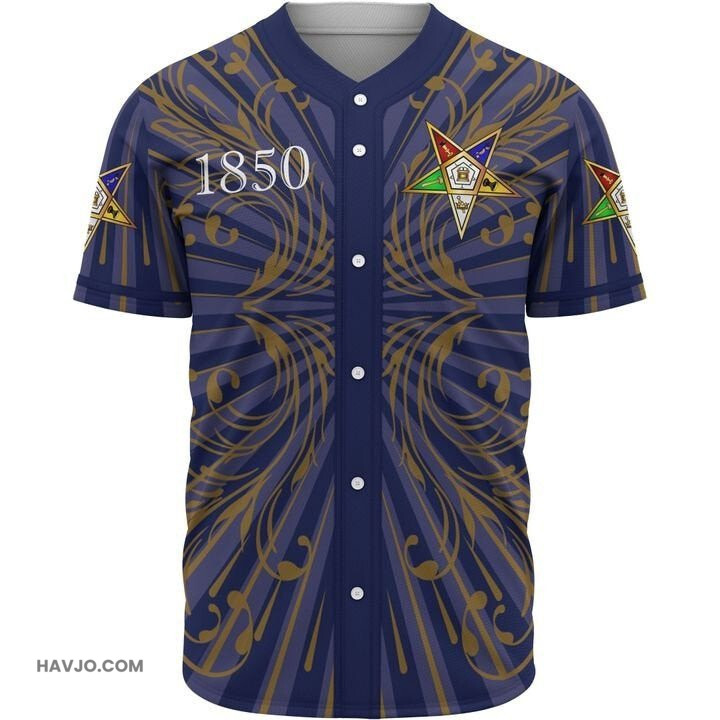 Sorority The Order Of The Eastern Star Oes Baseball Jersey