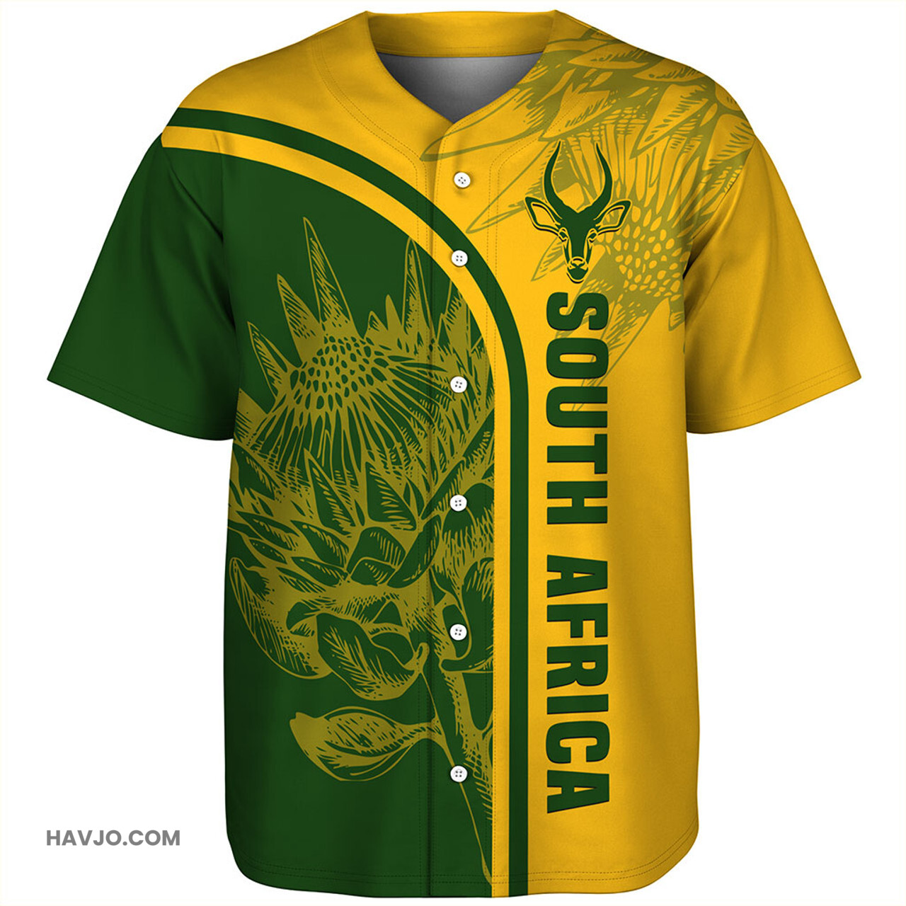 South Africa Custom In My Heart Baseball Jersey
