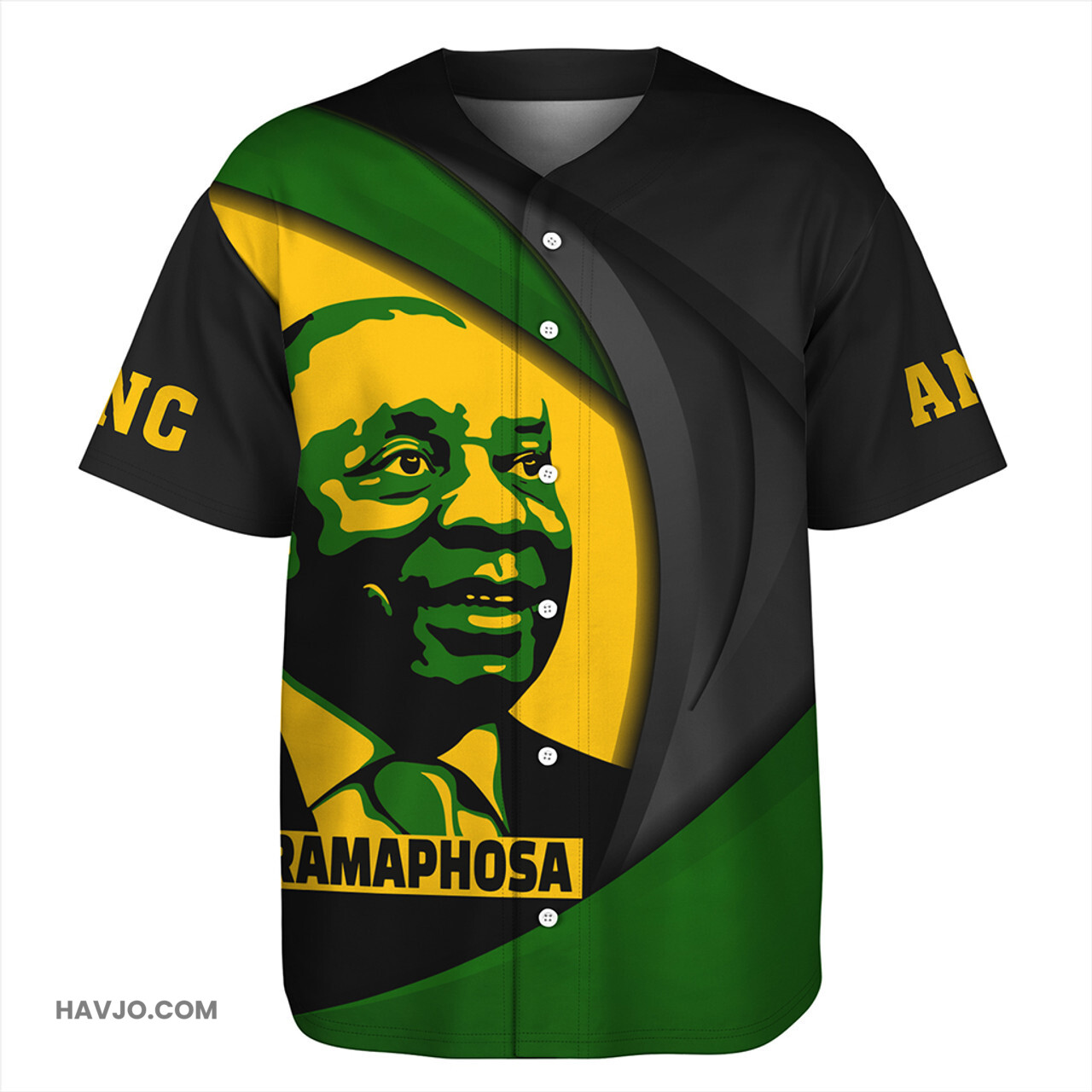 South Africa Ramaphosa Freedom Anc Baseball Jersey