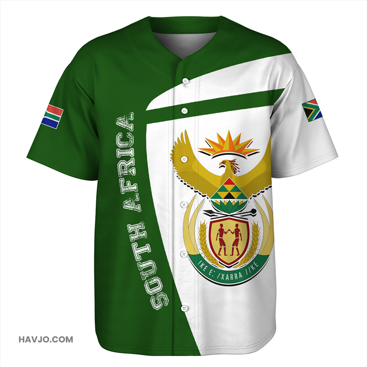 South Africa Sport Style Baseball Jersey