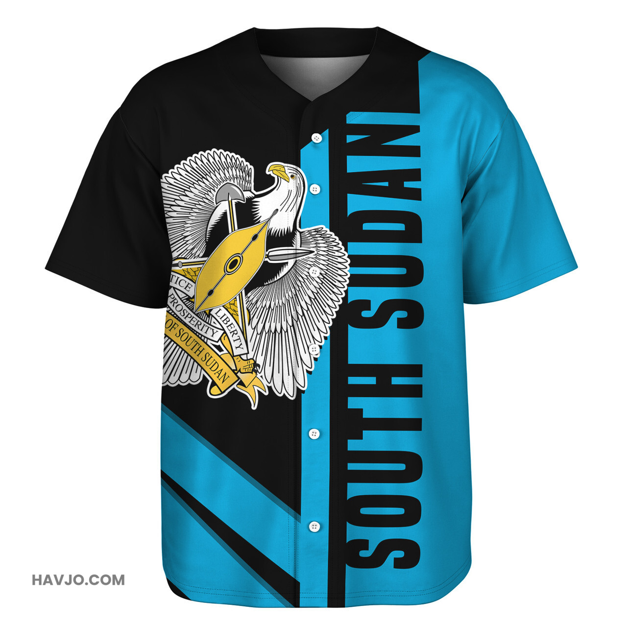 South Sudan Casual Style Baseball Jersey